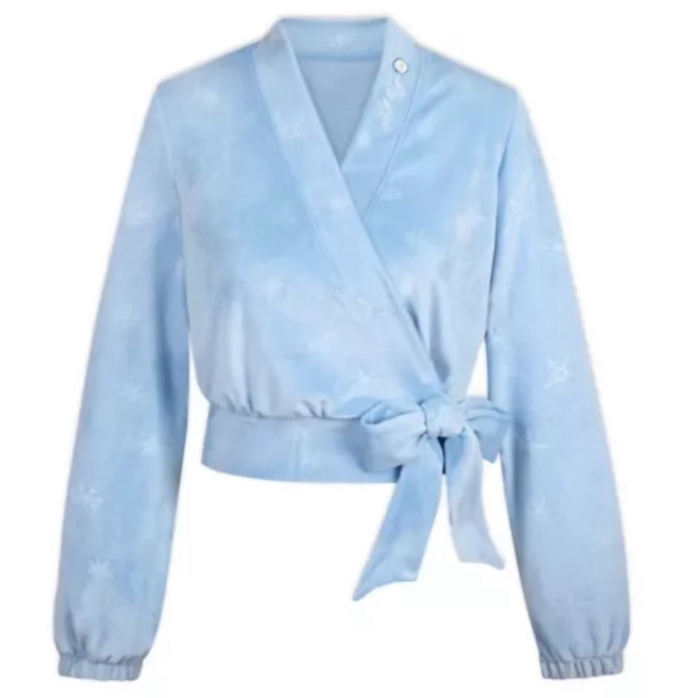 Disney Elsa Frozen Velvet Wrap Blouse